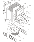 Схема №1 EC2000P2 (154027, E45Z3-S33L) с изображением Часть корпуса для электропечи Gorenje 132824