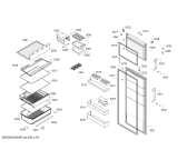 Схема №4 KDN53VW30A с изображением Рама модуля для холодильника Bosch 00688922