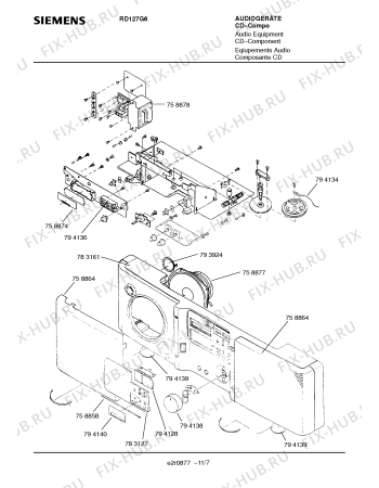 Схема №10 RD127G6 с изображением Инструкция по эксплуатации для сплит-системы Siemens 00530987