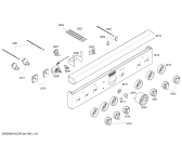 Схема №9 PDR364GDZS с изображением Скоба для духового шкафа Bosch 00414962