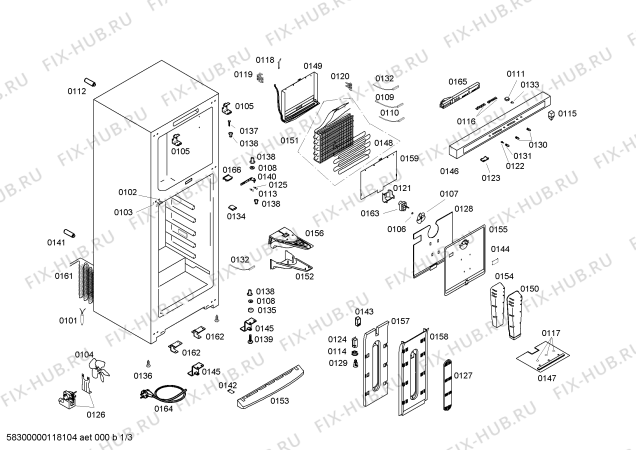 Схема №2 BD4603ANFE с изображением Крышка для холодильной камеры Bosch 00660417