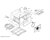 Схема №7 HLN654050E с изображением Фронтальное стекло для духового шкафа Bosch 00476499