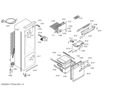 Схема №3 K5744X6GB с изображением Дверь для холодильной камеры Bosch 00216224