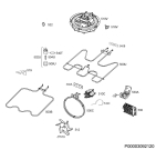 Схема №6 BS401332EM с изображением Панель для электропечи Aeg 8082838031