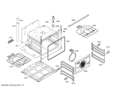 Схема №7 HSN421020S Bosch с изображением Панель воздуховода для духового шкафа Siemens 00449208