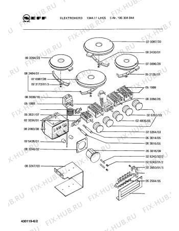 Схема №6 195304844 1344.11LHCS с изображением Варочная панель для духового шкафа Bosch 00083264