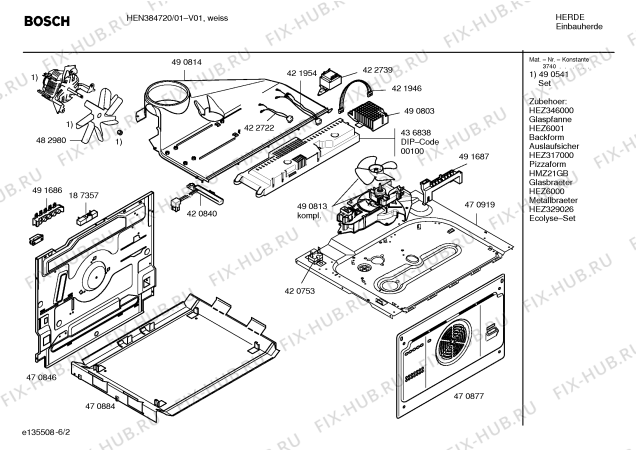 Схема №6 HBN780760 с изображением Ручка двери для духового шкафа Bosch 00438197