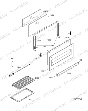 Схема №2 MRRM 931 UGS с изображением Кнопка для электропечи Whirlpool 480121101772