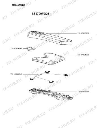 Схема №1 BS2770F0/26 с изображением Табло для напольных и кухонных весов Rowenta TS-150412MO