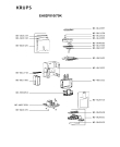 Схема №4 EA82F880/70M с изображением Элемент корпуса для электрокофемашины Krups MS-5A20715
