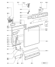 Схема №2 GSF 1351 BW-WS с изображением Обшивка для посудомойки Whirlpool 481245371144