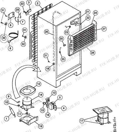 Взрыв-схема стиральной машины Frigidaire FPD515T - Схема узла Section 4