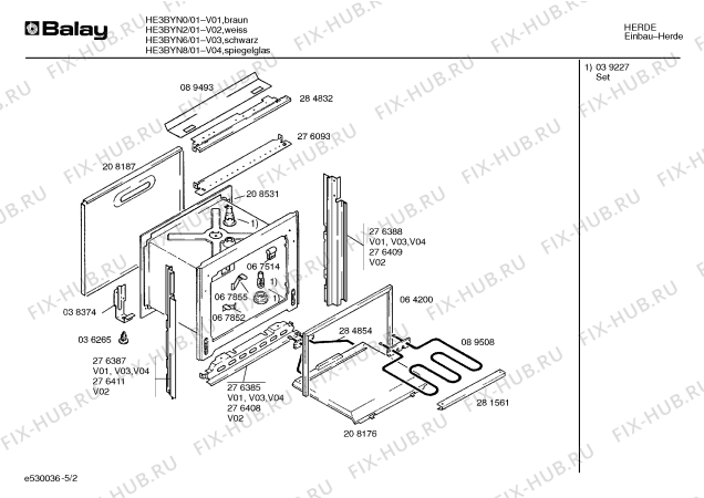 Схема №5 HEN102NZA с изображением Переключатель для электропечи Bosch 00068696