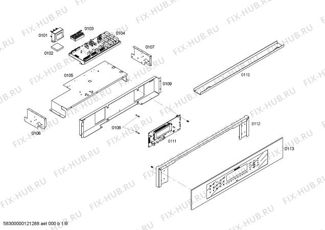Схема №8 SEC271BS с изображением Ручка для духового шкафа Bosch 00663155