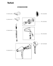 Схема №1 HV9620K0/D80 с изображением Корпусная деталь для фена Tefal CS-00147679