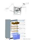Схема №3 WTM 312 WH с изображением Обрамление полки для холодильной камеры Whirlpool 482000020274