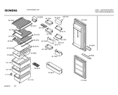 Схема №3 KG31V04 с изображением Дверь морозильной камеры для холодильной камеры Siemens 00216163