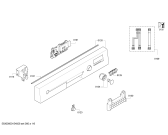 Схема №6 SN24E202EU с изображением Панель управления для электропосудомоечной машины Siemens 00704891