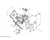 Схема №8 TCA6301UC Benvenuto B30 с изображением Передняя часть корпуса для электрокофемашины Bosch 00443620
