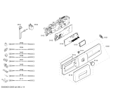 Схема №4 WM12E42XEP с изображением Панель управления для стиралки Siemens 00662852