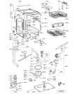 Схема №2 ADL 335 1/IX с изображением Панель для посудомоечной машины Whirlpool 481245372818
