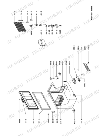 Схема №1 S600 с изображением Микрокомпрессор для холодильника Whirlpool 481236038996