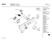 Схема №6 HBN2422EU с изображением Панель управления для электропечи Bosch 00431839