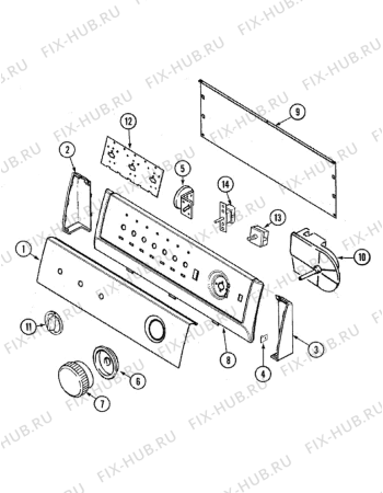 Схема №7 AAV2200AGW (F092088) с изображением Электротаймер для электропосудомоечной машины Indesit C00315921