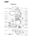 Схема №1 FZ700000/12E с изображением Запчасть для электротостера Seb SS-990582