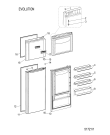 Схема №3 ENTM182A0VW (F084345) с изображением Дверка для холодильной камеры Indesit C00299538