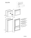 Схема №3 ENTM182A0VW (F084345) с изображением Дверь для холодильника Indesit C00509395