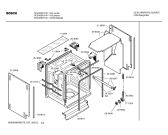 Схема №6 SGU46B14 с изображением Передняя панель для электропосудомоечной машины Bosch 00438285
