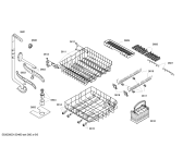 Схема №6 SGV45M23EU с изображением Декоративная рамка для электропосудомоечной машины Bosch 00662533