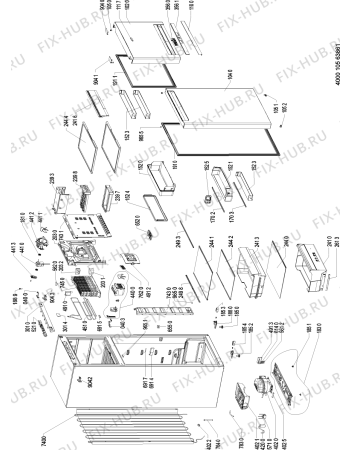 Схема №1 WTV45952NFC (F090397) с изображением Инструкция по эксплуатации для холодильной камеры Indesit C00347108
