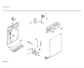 Схема №4 SPSDDA8FF с изображением Панель для электропосудомоечной машины Bosch 00285490