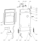 Схема №1 MV51010 (230964, WQP8-9347) с изображением Дверца для посудомойки Gorenje 251896