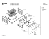 Схема №4 E1441N0EU с изображением Панель управления для плиты (духовки) Bosch 00299346