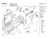 Схема №4 SN24322DK с изображением Панель для электропосудомоечной машины Siemens 00289763