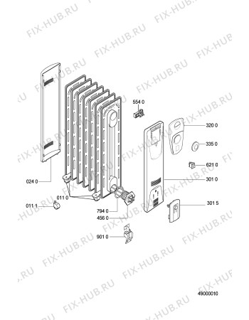 Схема №1 AMB 769 с изображением Прерыватель для ветродува Whirlpool 481227128454