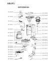 Схема №1 KM730D50/3DA с изображением Покрытие для электрокофемашины Krups SS-201557