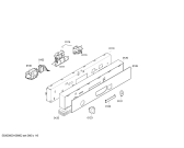 Схема №6 SE5KTA1 с изображением Вкладыш в панель для посудомоечной машины Bosch 00443078