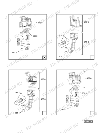 Схема №5 PDSU 5072/1 A с изображением Обшивка для посудомойки Whirlpool 480140103005