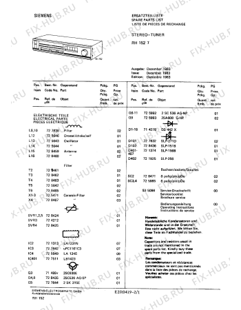 Схема №2 RT6046 с изображением Диод для звукотехники Siemens 00714278