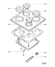 Схема №1 AKM 140 IX с изображением Втулка для электропечи Whirlpool 481944238489