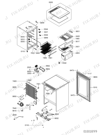 Схема №1 GKA 1502/1 с изображением Термостат для холодильной камеры Whirlpool 481232058168