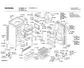 Схема №2 KS232005 с изображением Дверь морозильной камеры для холодильника Siemens 00116618