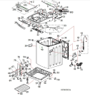Схема №2 IASTL1350SL с изображением Крышка для стиралки Whirlpool 488000533019