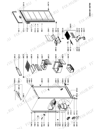 Схема №1 AFG820NF (F090741) с изображением Руководство для сплит-системы Indesit C00355131