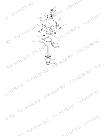 Взрыв-схема кофеварки (кофемашины) SCHOLTES MCP10 (F059392) - Схема узла