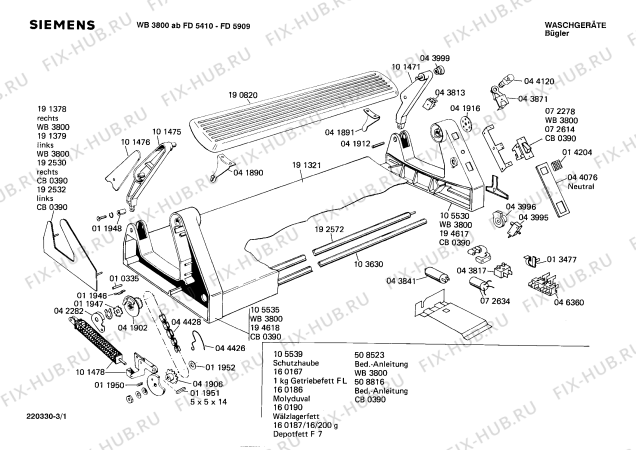 Схема №3 WB3800 с изображением Крышка для водонагревателя Siemens 00191379